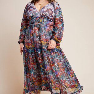 Anthro+ Anabella Maxi Dress Size 18W